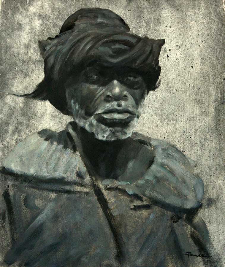Campesino en Sombra_46x55