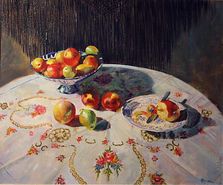 Mantel y frutas_65x54